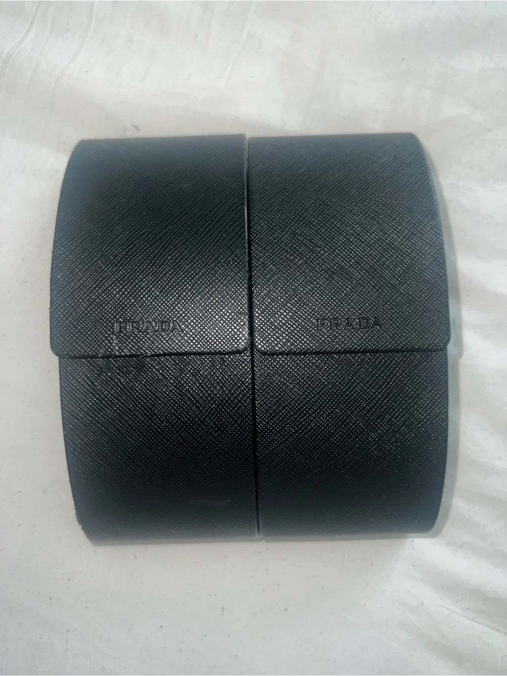 Prada Black Hard Sunglasses Case Duo